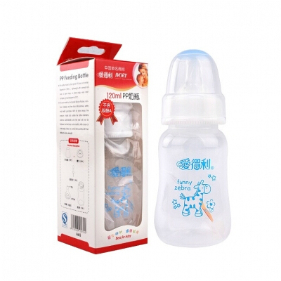 爱得利PP奶瓶A65 120ml婴幼儿奶瓶带奶嘴 标准口径 (003) 1